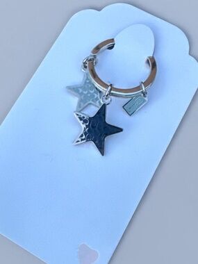 COACH Star Charm Keychain